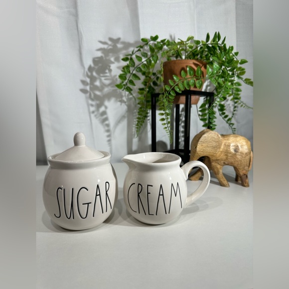 Rae Dunn Magenta Ceramic Cream & Sugar Set - Picture 2 of 9